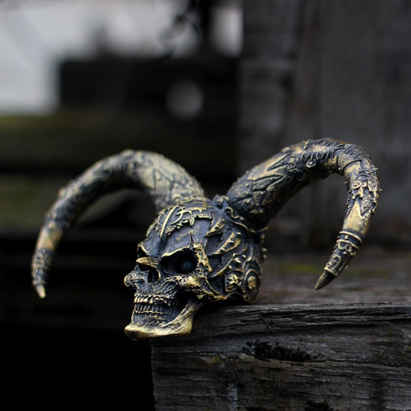 Mystic Harlequin Pendant - Steampunk Brass & Silver Artisan Jewelry - SATANHORN
