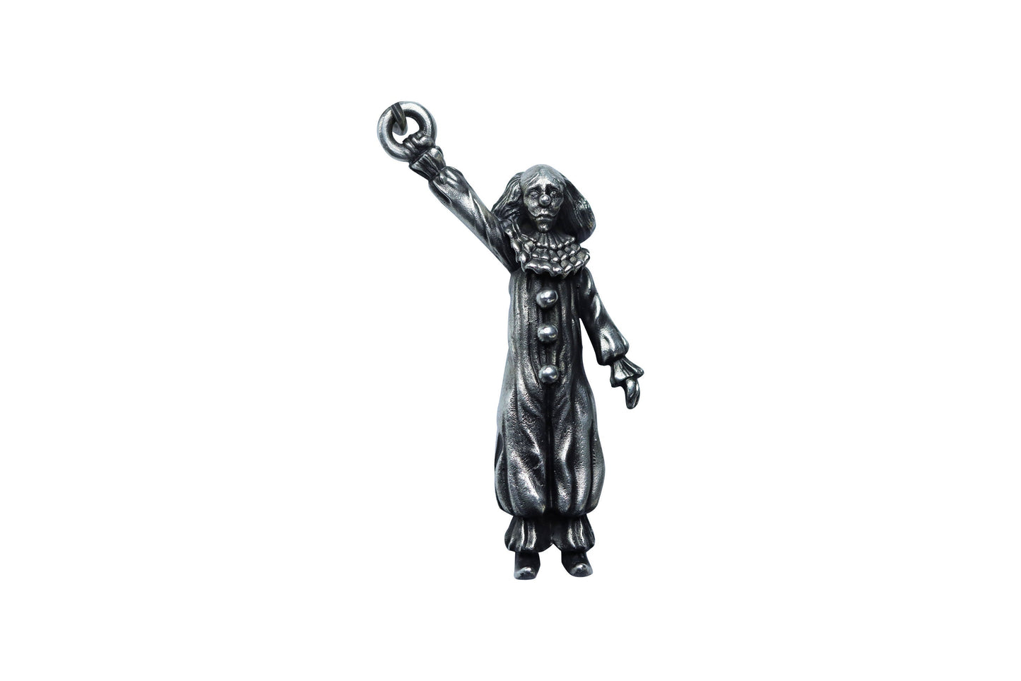 Carnival Master 925 Silver Pendant - Gothic Circus Inspired Handcrafted Necklace