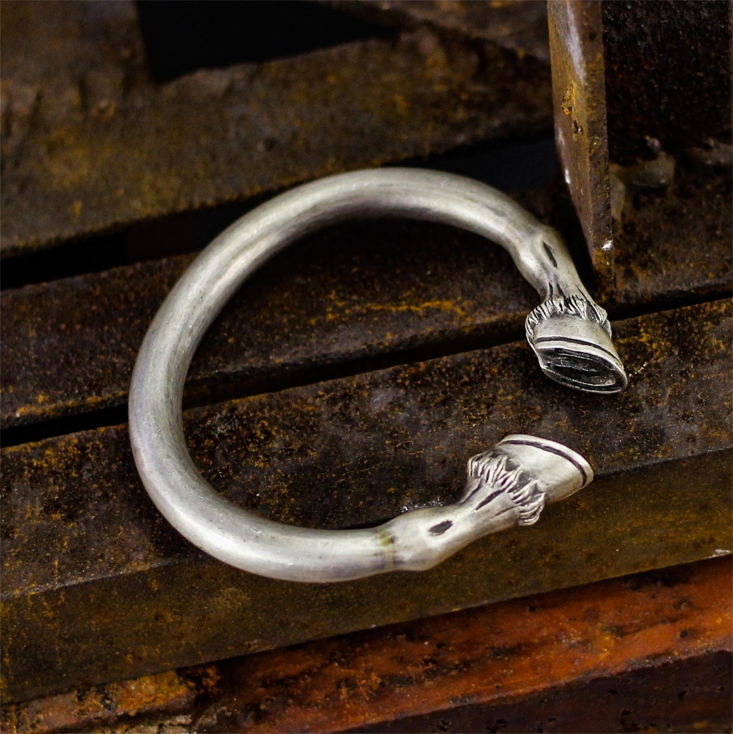 Horseshoe 925 Silver bangle, men's bangle, Horse bangle,personalized solid sterling silver gifts-Craftsmen made