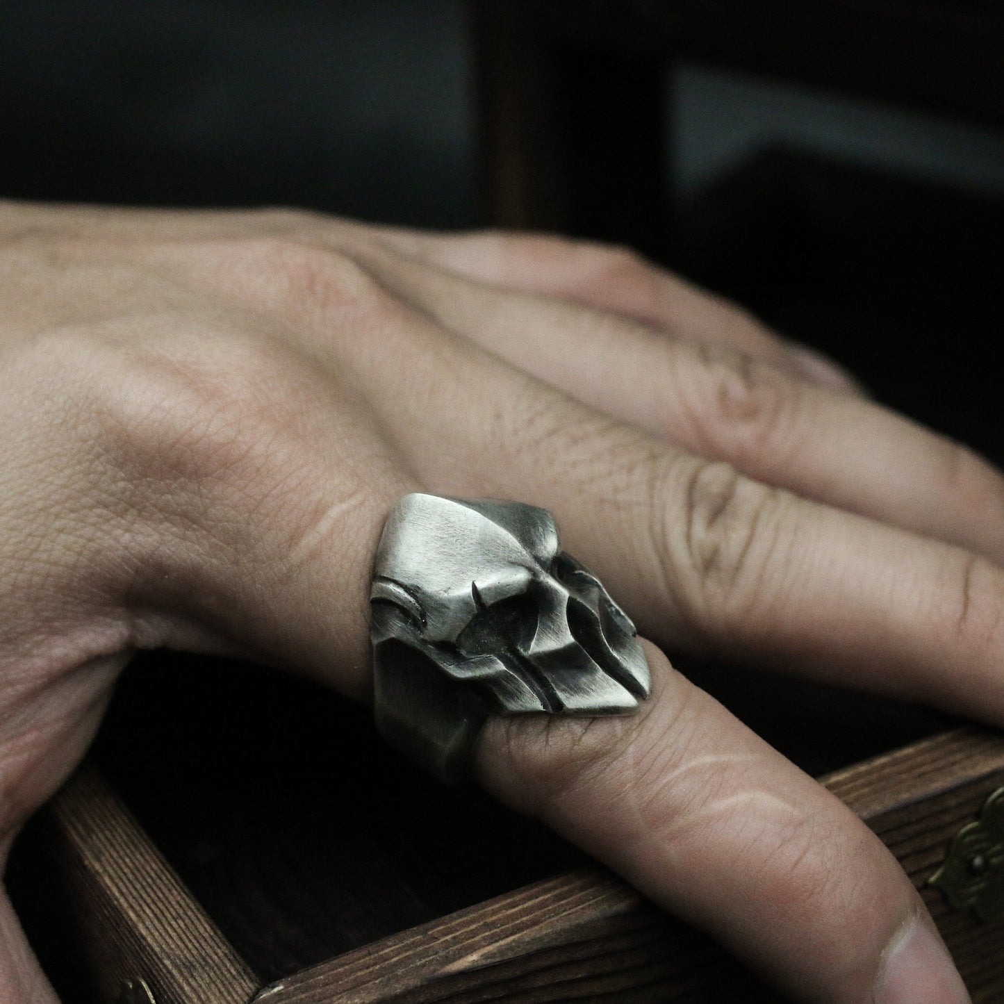 Spartan Warrior 925 Silver Ring, Battlefield Hero Ring, Small Gift Sterling Silver Jewelry-Crafted by craftsmen - SATANHORN