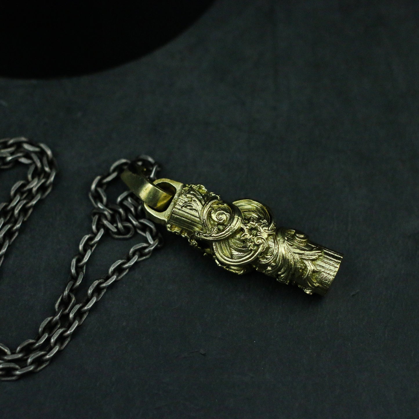 Native American Totem 925 Silver Pendant Necklace, Mysterious pattern pendant, Solid brass and silver jewelry pendant-Craftsman made
