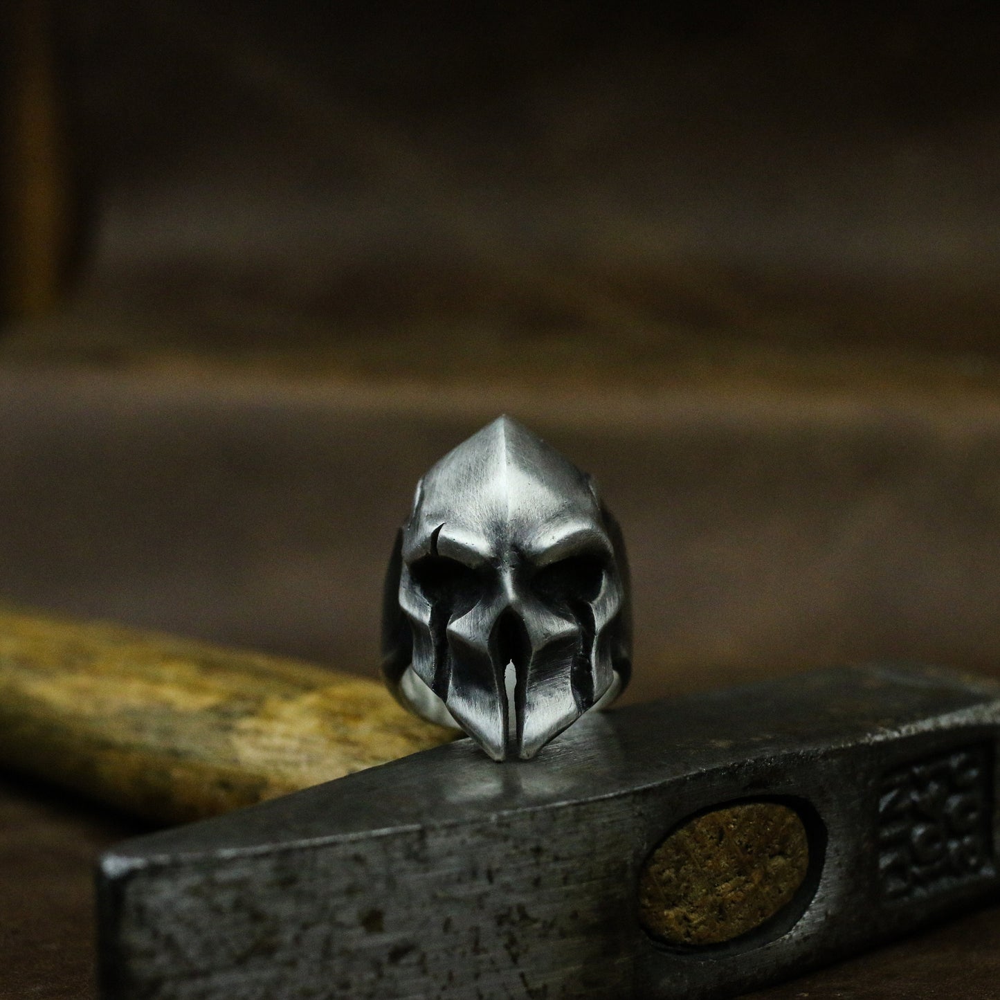Spartan Warrior 925 Silver Ring, Battlefield Hero Ring, Small Gift Sterling Silver Jewelry-Crafted by craftsmen - SATANHORN
