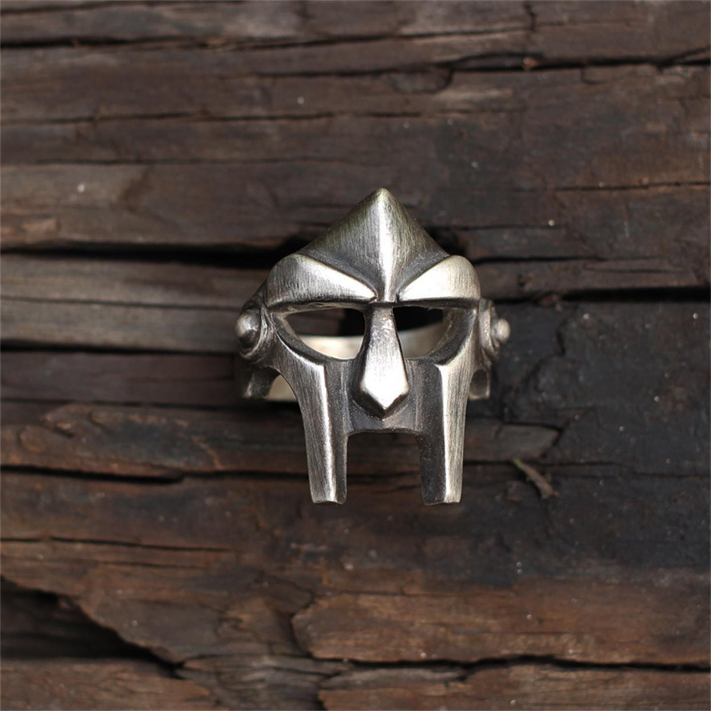 Spartan mask 925 silver ring, warrior courage tough guy fearless sterling silver ring love at first sight-Craftsman made