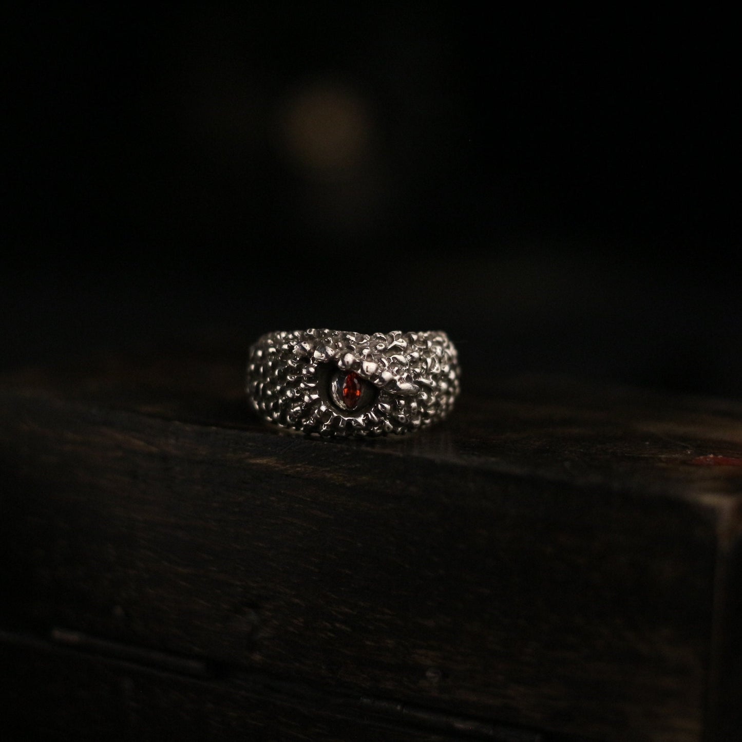 Viper's Eye 925 SilverRing,Ssnake Ruby Ring, Pet Snake Ring, Brass Sterling Silver Personalized Gift-Craftsman - SATANHORN