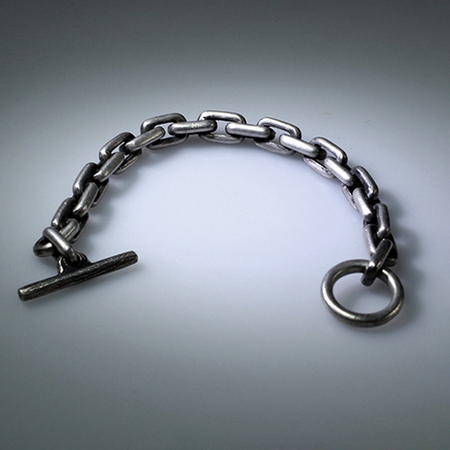 925 Silver thick men's bracelet, men's wrist silver jewelry, solid sterling silver bracelet-Craftsman made