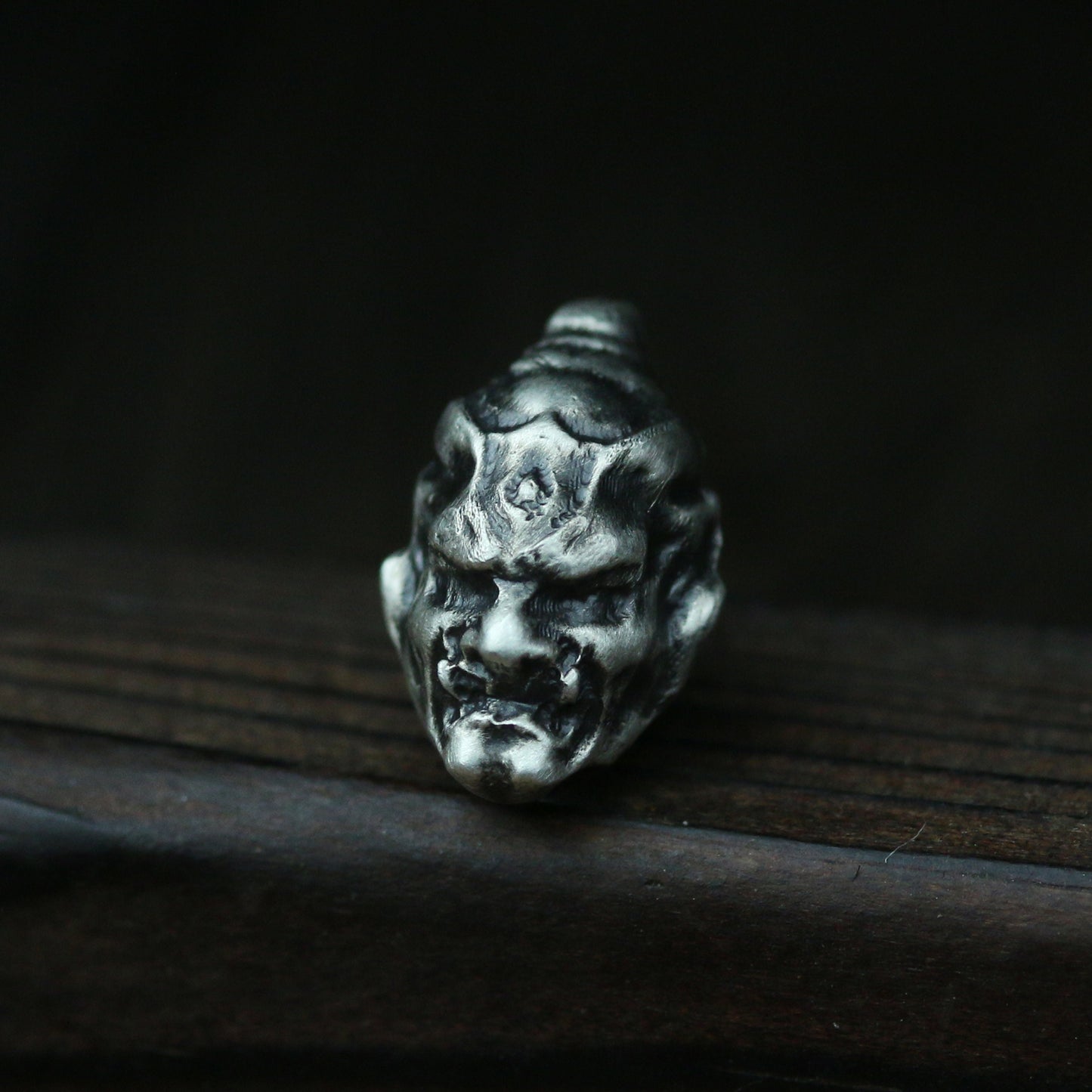 Sterling silver buddha devil earrings,Buddhist earrings, Buddhist jewelry, faith jewelry