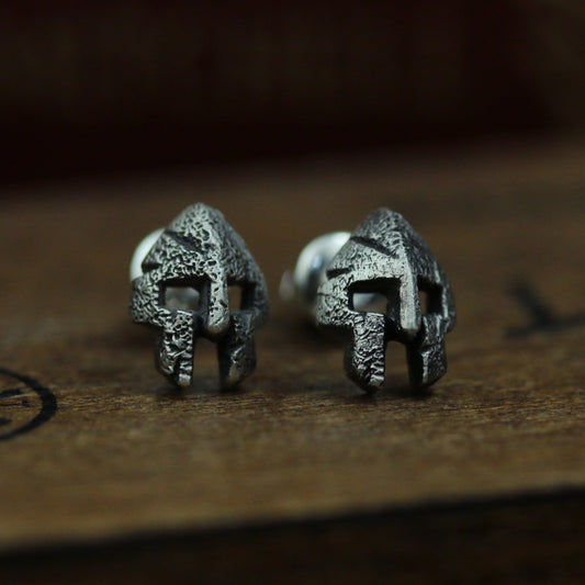 Spartan helmet earrings, Spartan jewelry, helmet earrings, helmet jewelry, warrior earrings, gifts