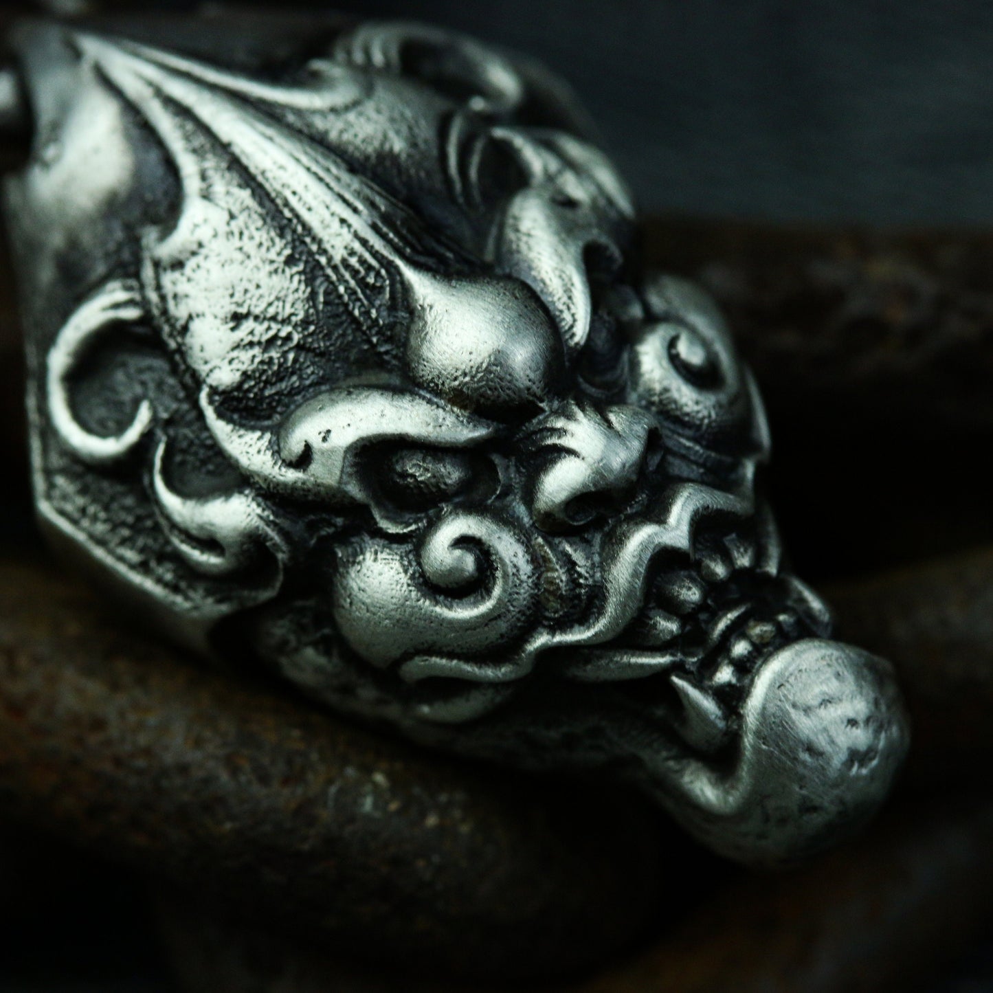 Acalanatha 925 silver pendant, Fudosan silver pendant, Fudo Myoo Jewelry, Acala pendant, Fudo Silver Pendant-Craftsmen made