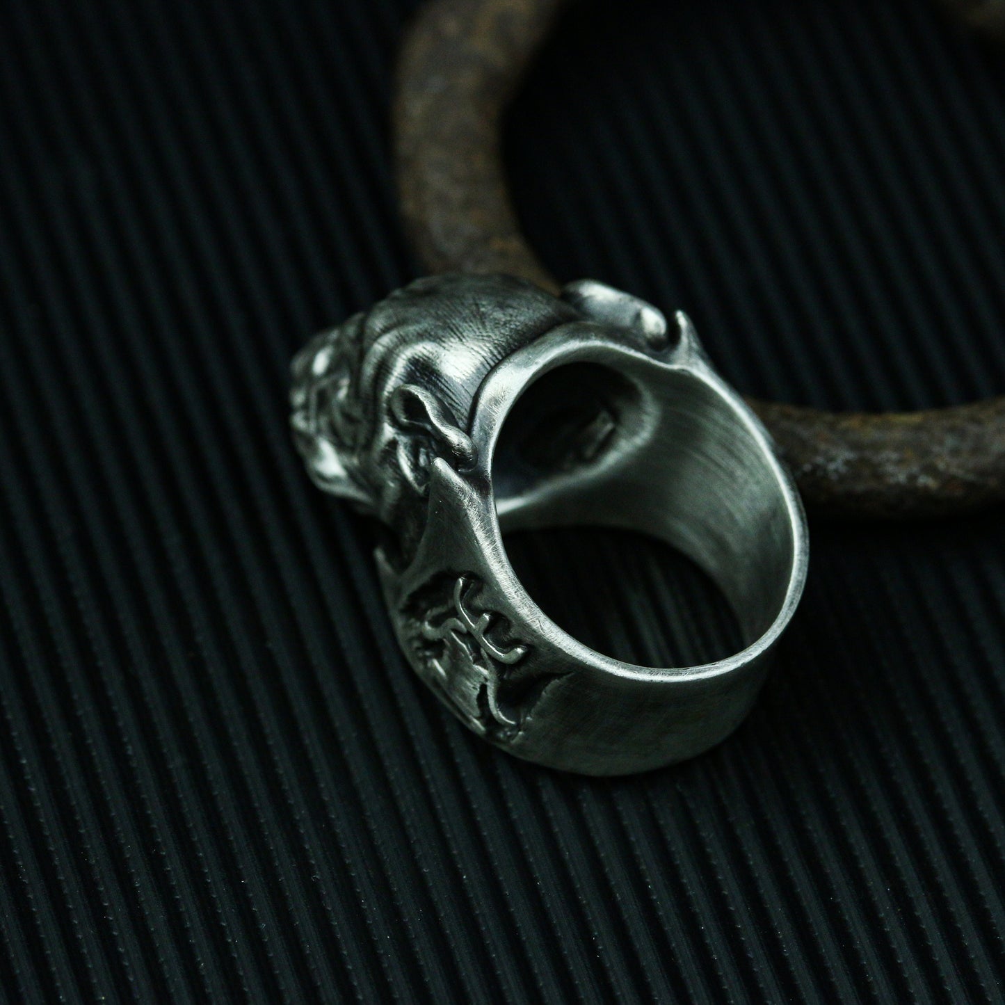 Leopard 925 silver ring, cheetah leopard dark style 925 silver ring,Big Cat Jaguar Panther Totem Talisman Cat Animal-Craftsmen made - SATANHORN