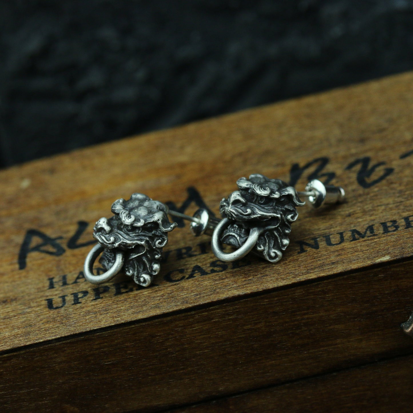 Leo Door Knocker Earrings