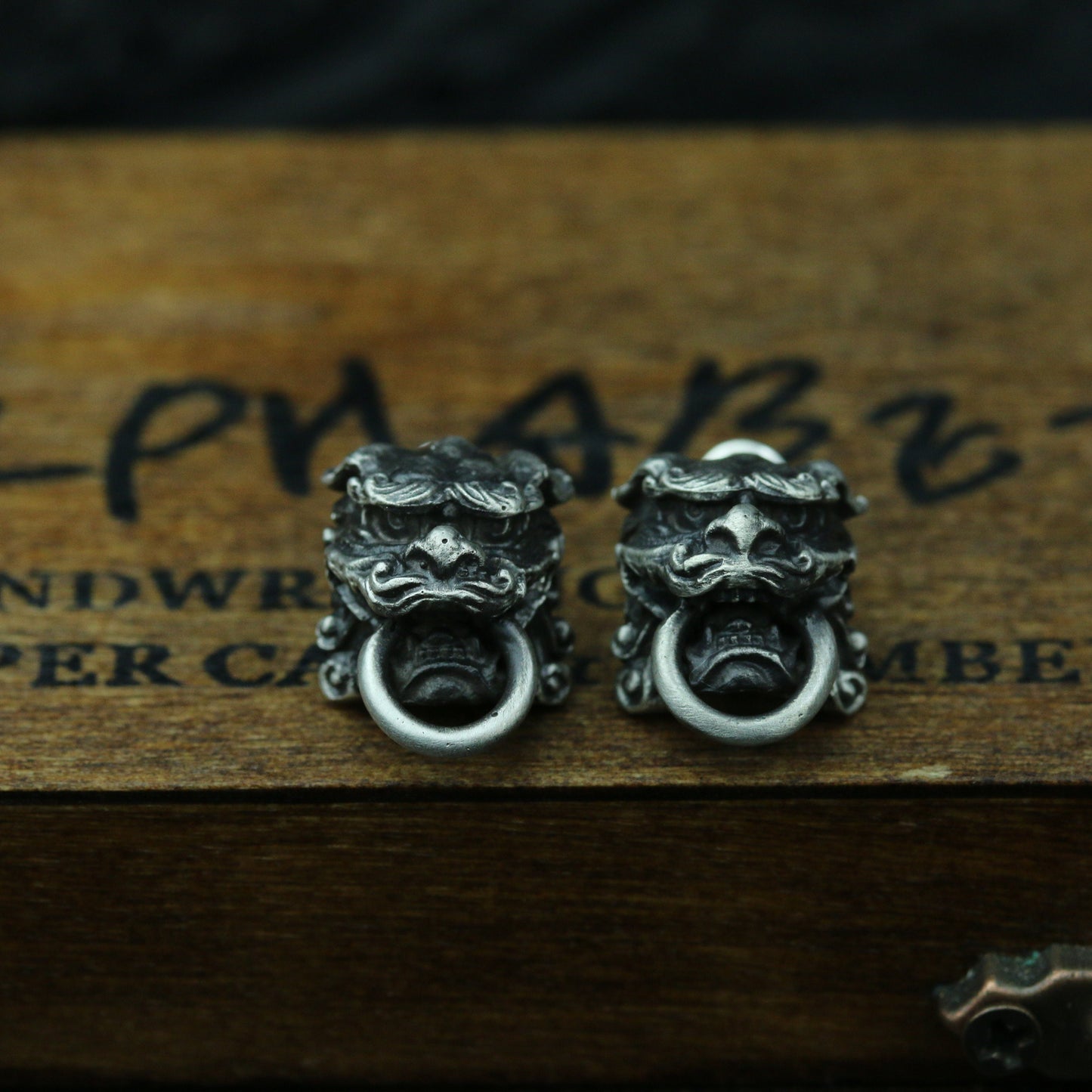 Leo Door Knocker Earrings