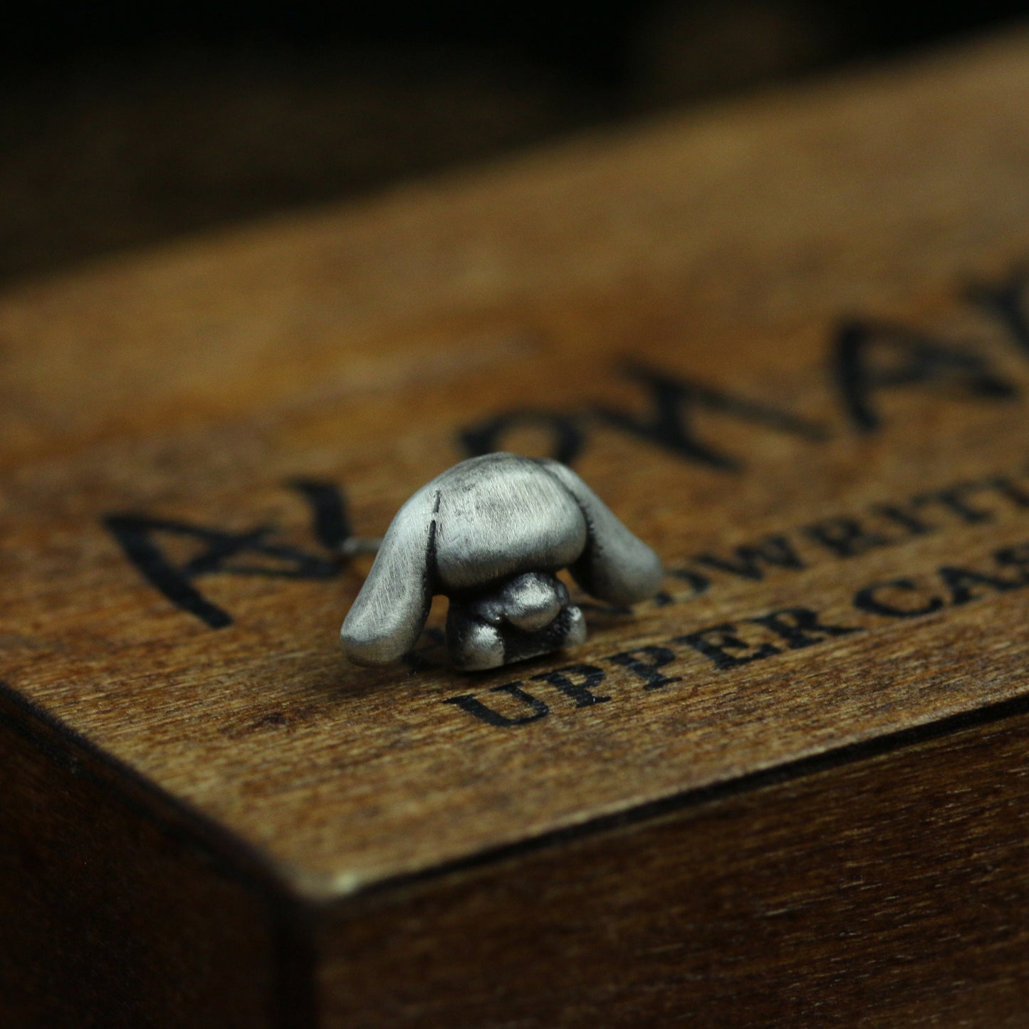 big-eared dog silver earrings,dog head sterling silver earring,Animal Lover Gifts-handmade