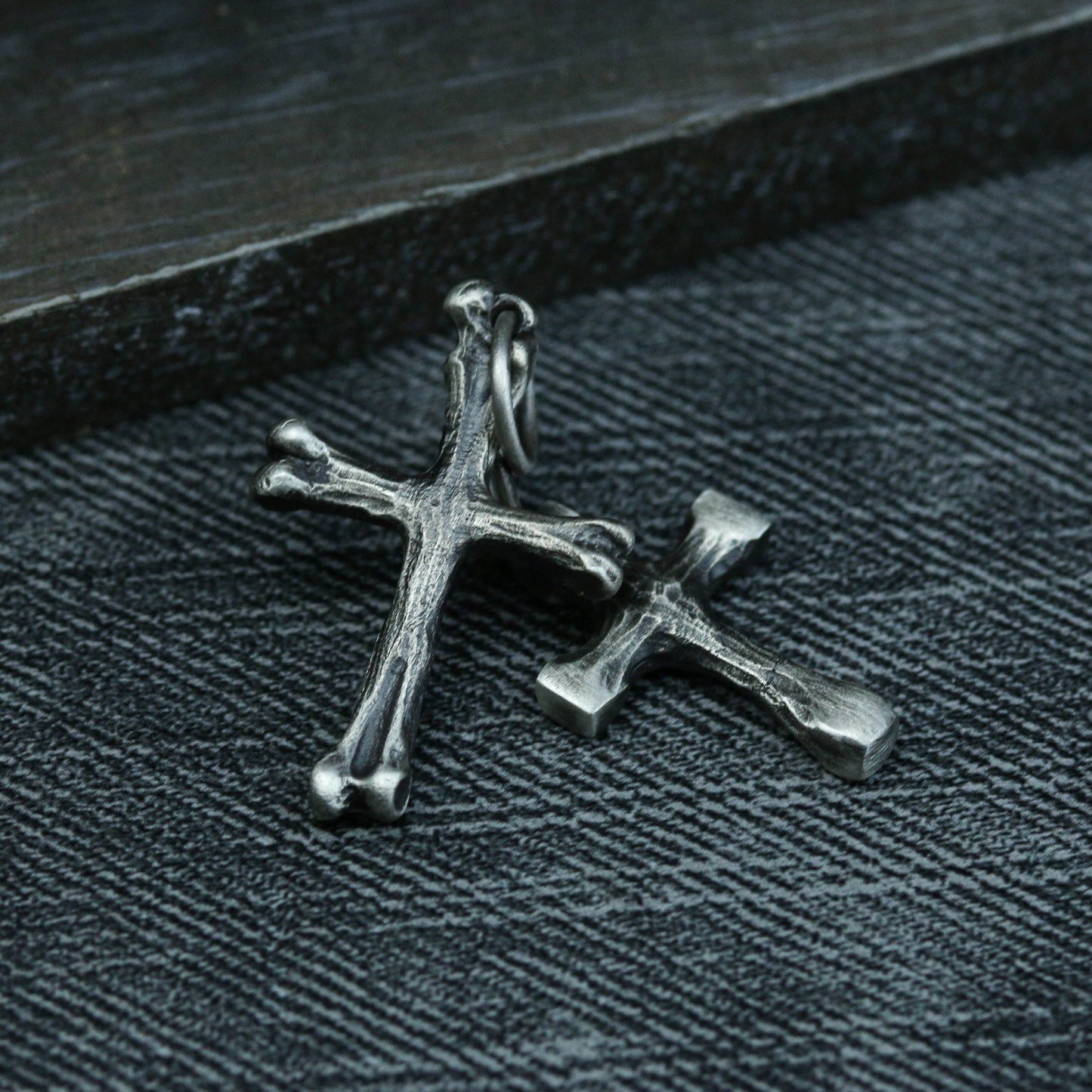 925 Sterling Silver Cross Pendant Necklace, Christian Religious Jewelry, Cross Silver Necklace, Gift for Him - Handmade