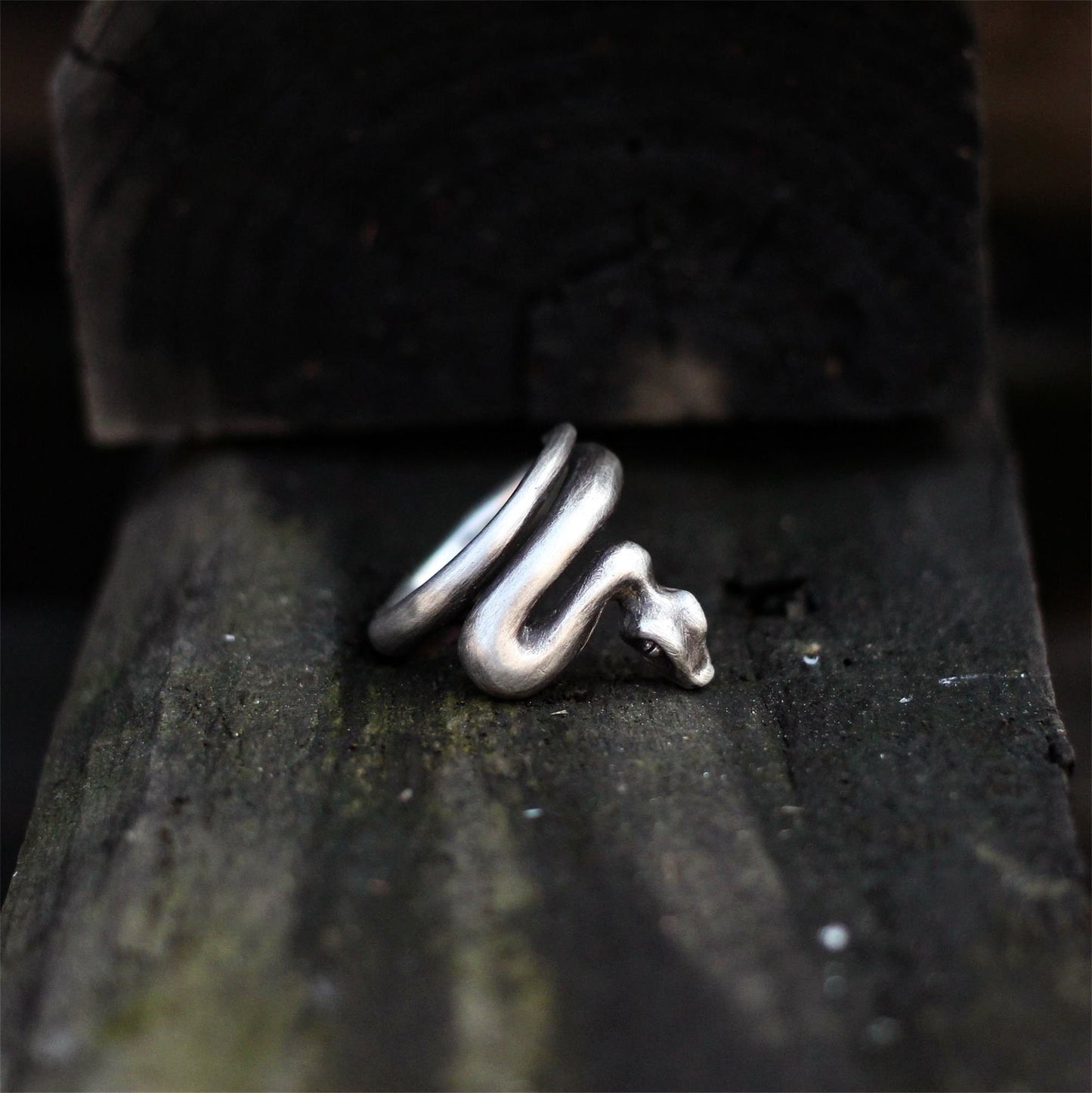 Snake 925 silver ring, snake jewelry, snake brass ring, 925 silver animal ring, silver animal jewelry, unique snake jewelry-Craftsmen made - SATANHORN