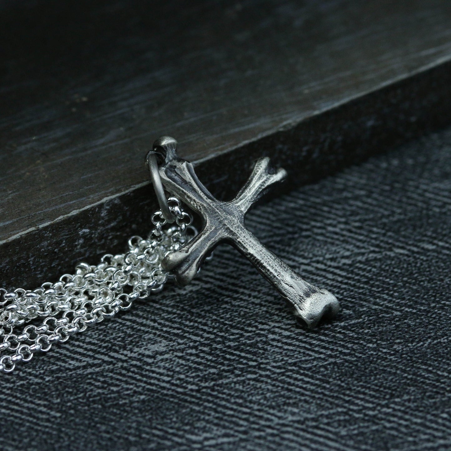 925 Sterling Silver Cross Pendant Necklace, Christian Religious Jewelry, Cross Silver Necklace, Gift for Him - Handmade