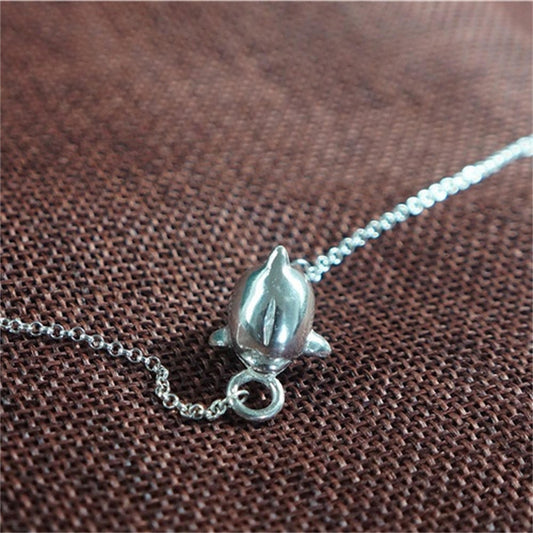 Dolphin 925 Silver Bracelet,Ocean Men/Women's Bracelet,silver accessory,Solid Sterling Silver ID Men's Bracelet-Craftsman made - SATANHORN