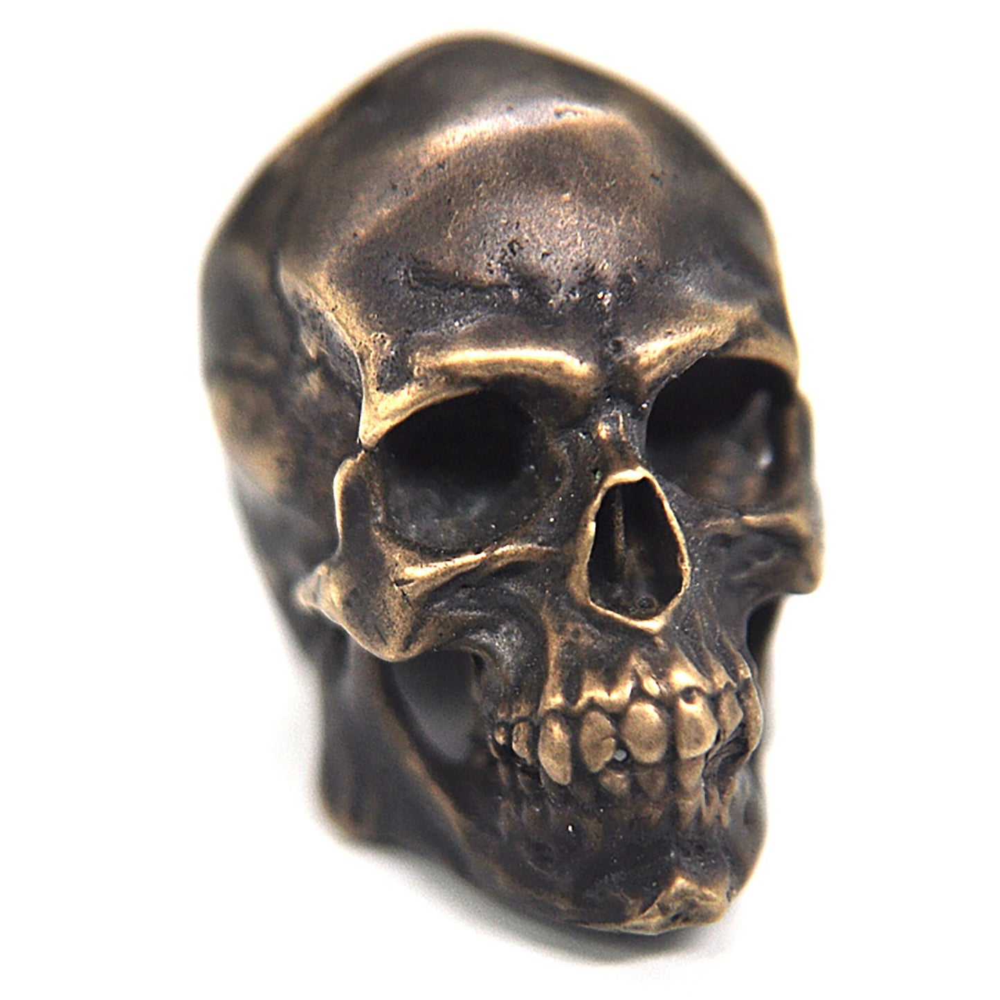 Skull pendant, skull necklace, silver skull, skull jewelry, gothic necklace, gift for boyfriend, gift for him-handmade