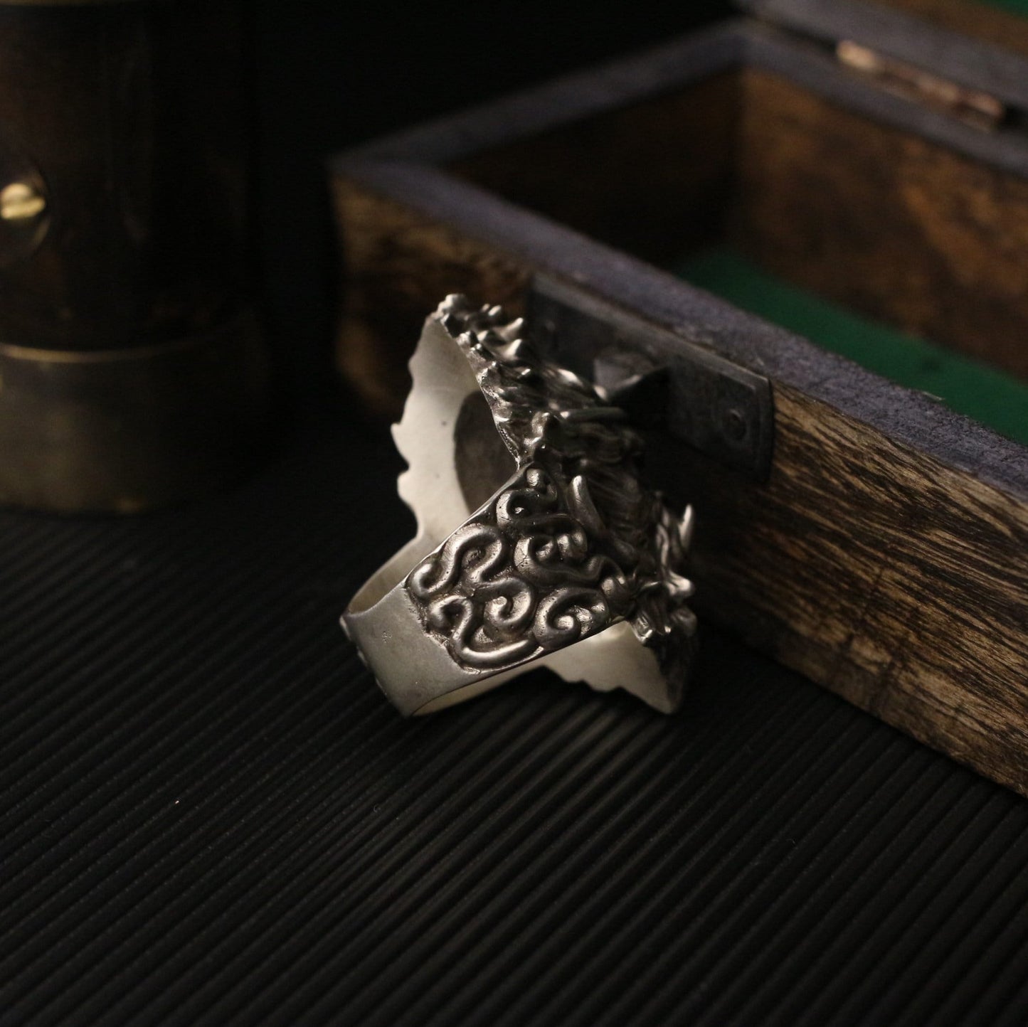 Monkey King 925 silver ring, Monkey King Jewelry - Craftsman made - SATANHORN