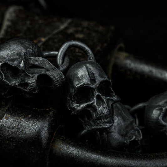 Men's skull necklace 925 sterling silver, skull necklace ladies, gothic skull necklace jewelry, skull necklace, locomotive necklace