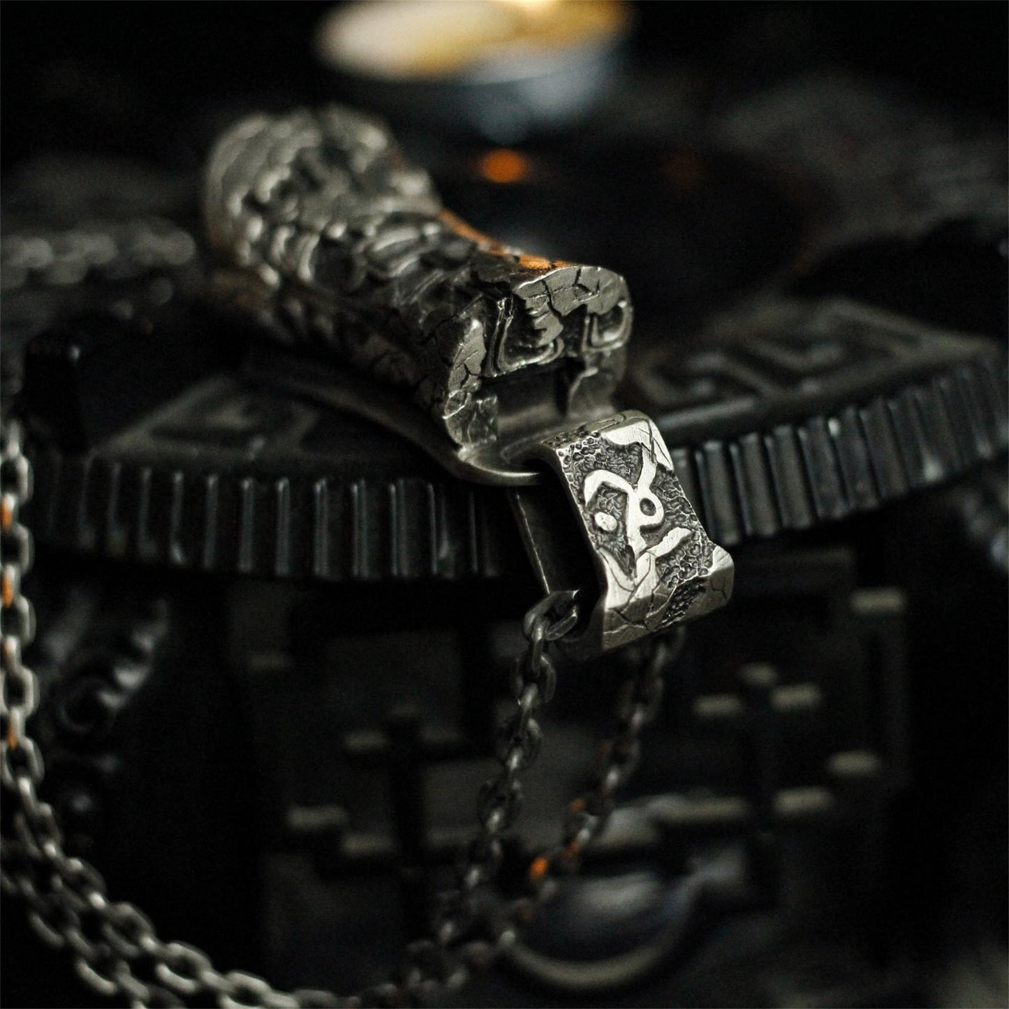 Carved coffin 925 silver pendant necklace, remembering the dead death necklace pendant sterling silver personalized gift-Craftsman made