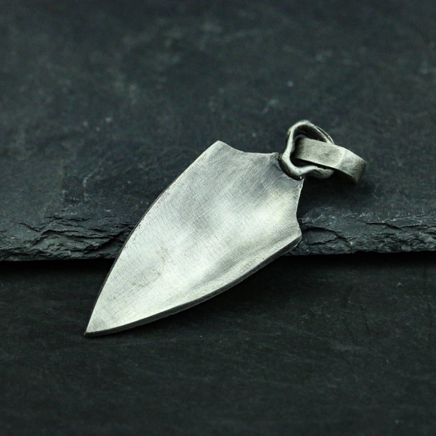 Skull Arrow 925 Silver Pendant Necklace, Cannibal Tribal Arrow Pendant Necklace, Skull Cross Necklace-Craftsman made