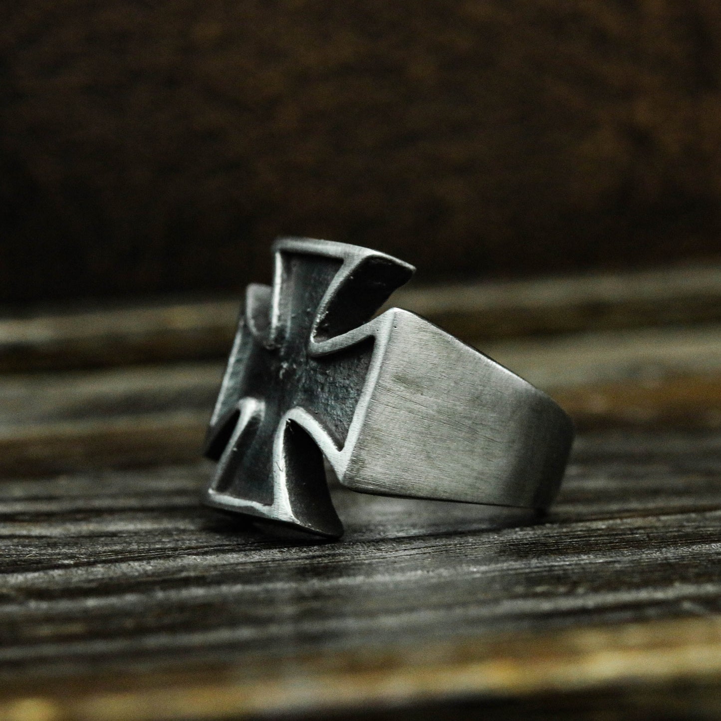Cross 925 Silver Ring, Windmill cross ring, Christ symbol silver jewelry personalized gift-Craftsmen made - SATANHORN