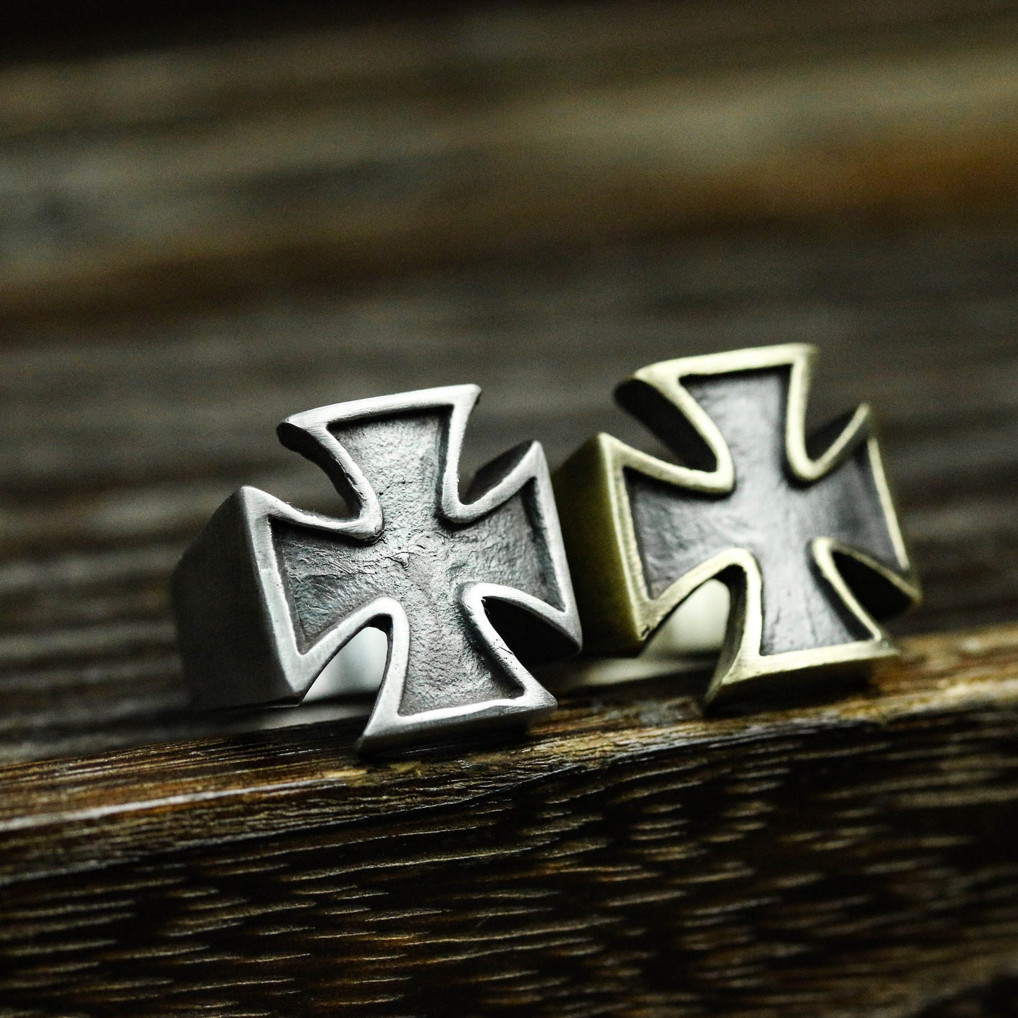 Cross 925 Silver Ring, Windmill cross ring, Christ symbol silver jewelry personalized gift-Craftsmen made - SATANHORN