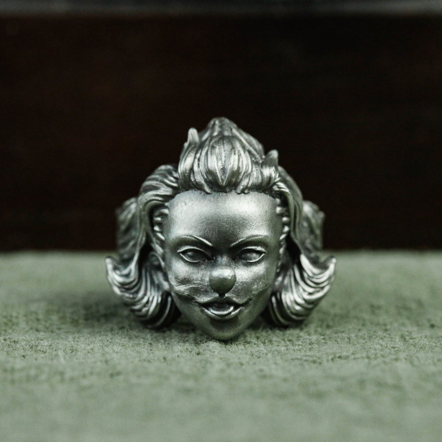 Diamond-Studded Rebellion Ring - Dual-Tone 925 Silver Femme Fatale Jewelry - SATANHORN