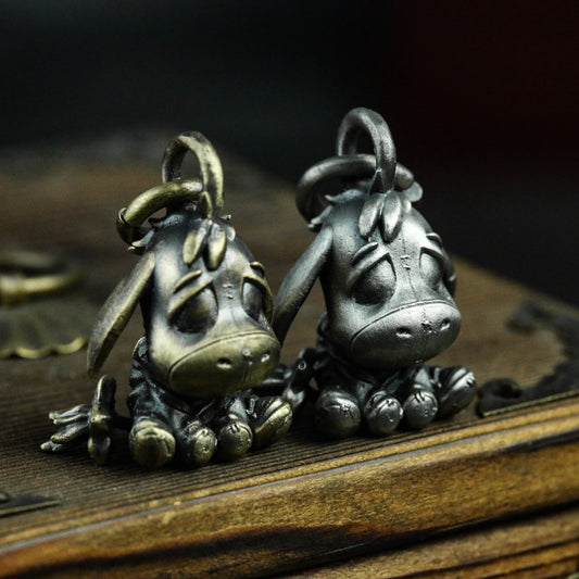 Muppet Donkey 925 Silver Pendant Necklace, Puppet Donkey Pendant, Cute Doll, Cute Donkey Jewelry, Gothic Gift-Craftsman made - SATANHORN