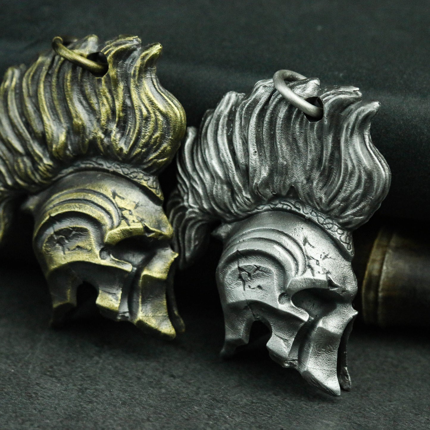 Spartan Warrior Helmet 925 Silver Pendant Necklace,Greek Warrior Helmet Necklace-Craftsman made