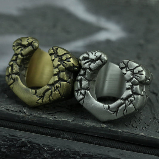 Lucky Horseshoe Crack 925 Silver Ring,Lucky Horseshoe Rings, Horse Rings, Horse Jewelry-Handmade Jewelry