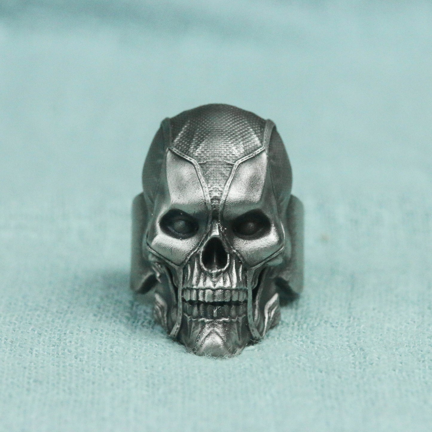 Deadpool 925 silver ring, personality skull ring, sterling silver ring, Marvel ring, superhero ring, skull ring