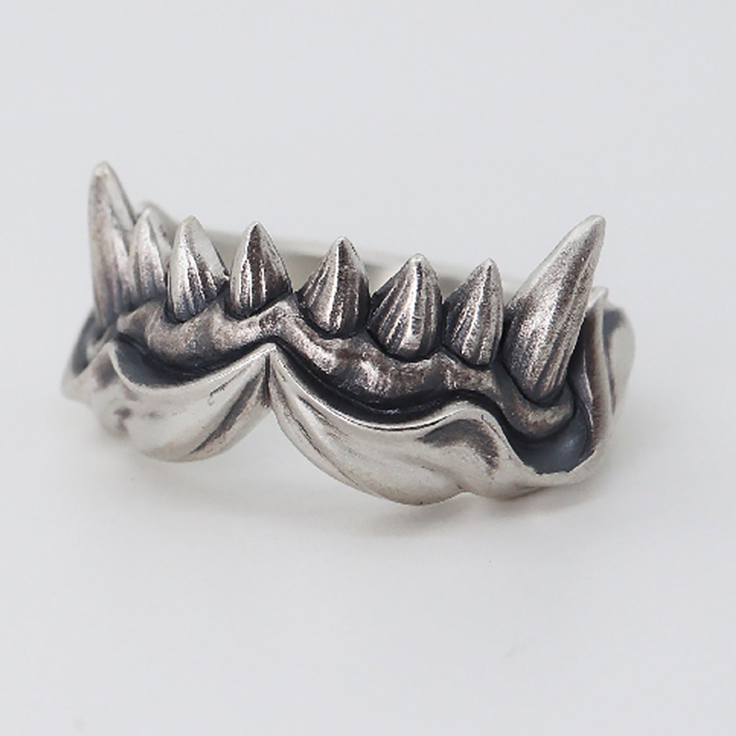 Silver Tooth Ring|Vampire Silver Ring|Vampire Tooth|Gothic Ring|Tooth Ring|Couple Ring|Handmade Silver Ring
