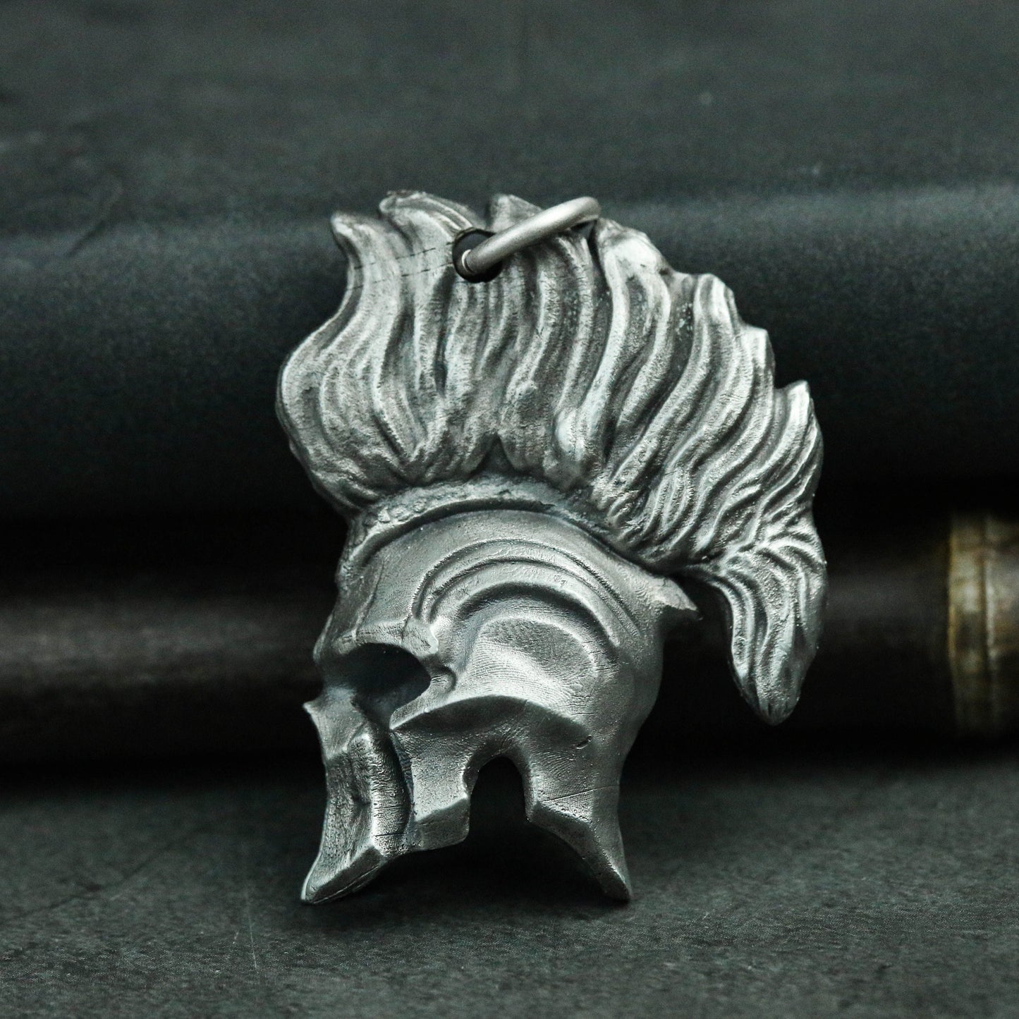 Spartan Warrior Helmet 925 Silver Pendant Necklace,Greek Warrior Helmet Necklace-Craftsman made