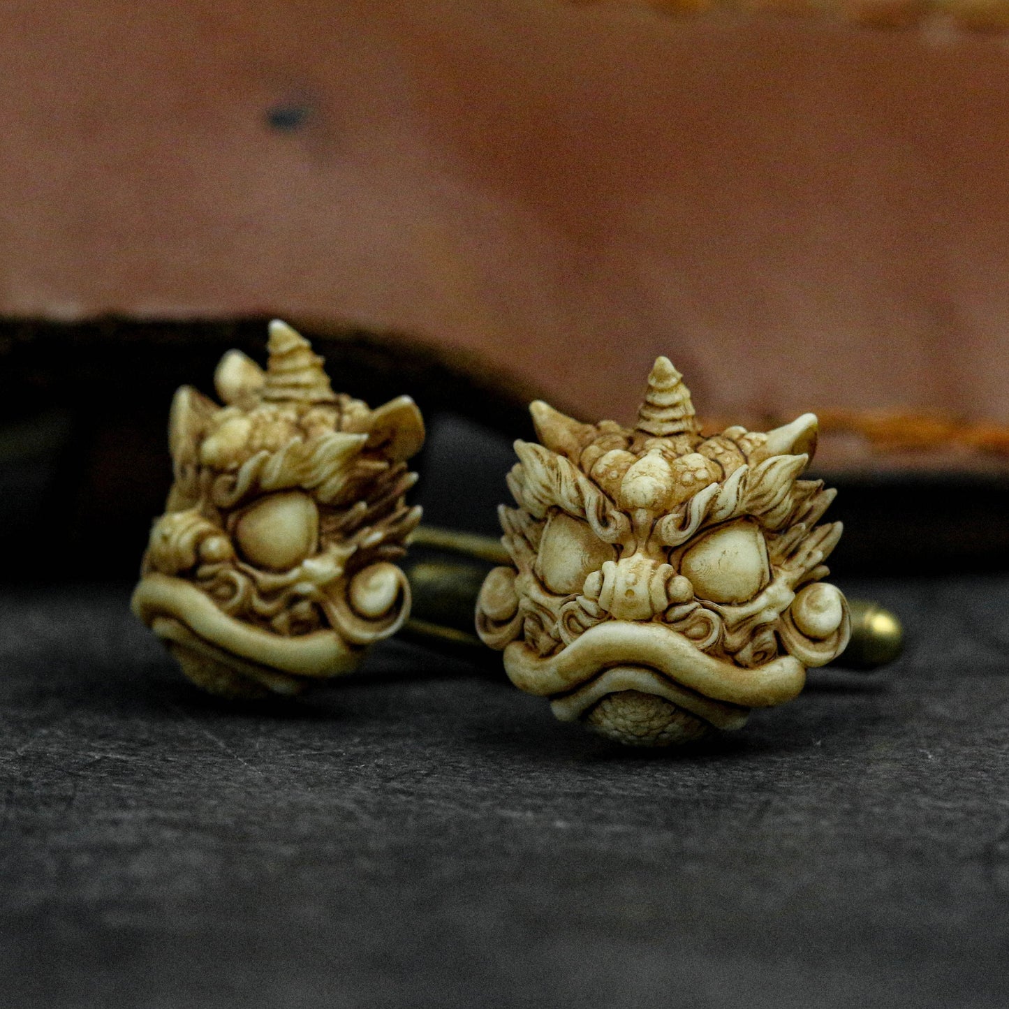 Lion Head Cufflinks|Shirt Cufflinks|Animal Cufflinks Elegant Cufflinks|Men's Accessories|Personal Cufflinks