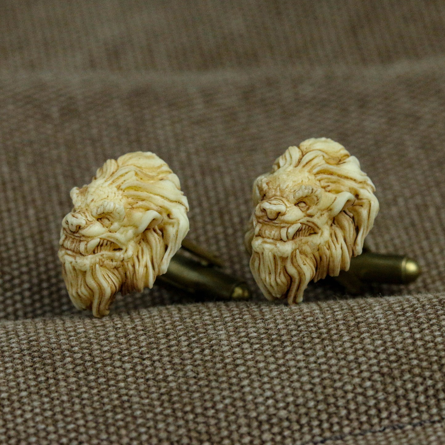 Lion Head Cufflinks|Shirt Cufflinks|Animal Cufflinks Elegant Cufflinks|Men's Accessories