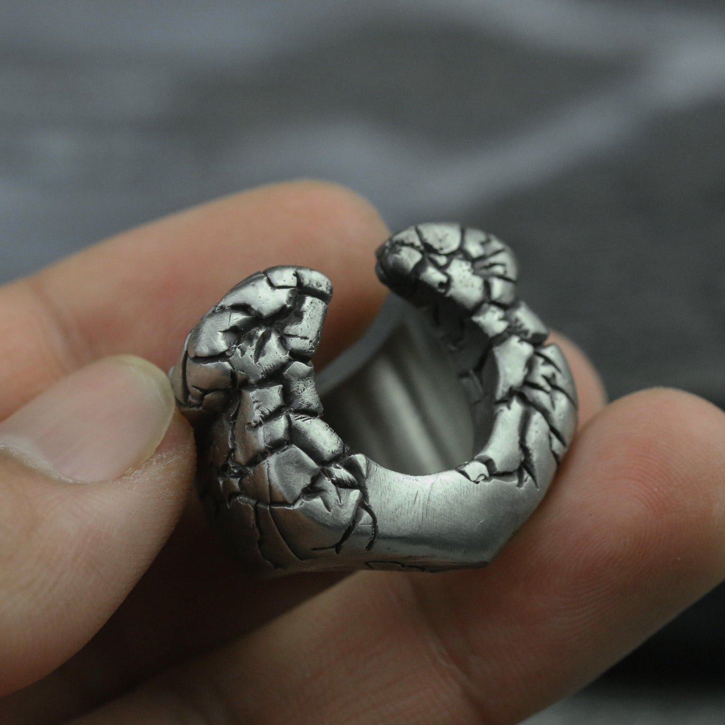 Lucky Horseshoe Crack 925 Silver Ring,Lucky Horseshoe Rings, Horse Rings, Horse Jewelry-Handmade Jewelry