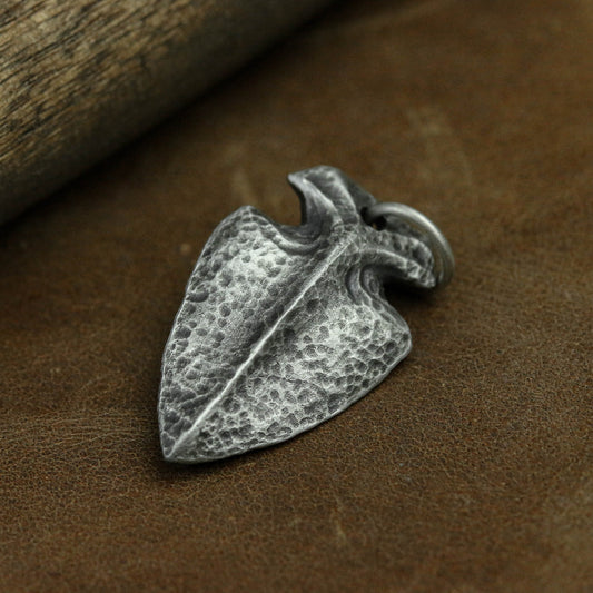 Arrow 925 silver pendant, cold weapon, ancient hidden weapon pendant, brass jewelry, personalized retro art-Craftsman made