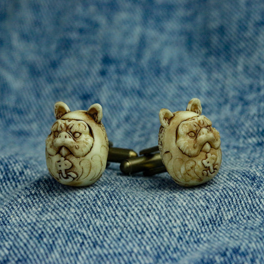 Dharma Egg Cufflinks|Canine Cufflinks|Pet Cufflinks|Animal Cufflinks|Dharma Egg Accessories