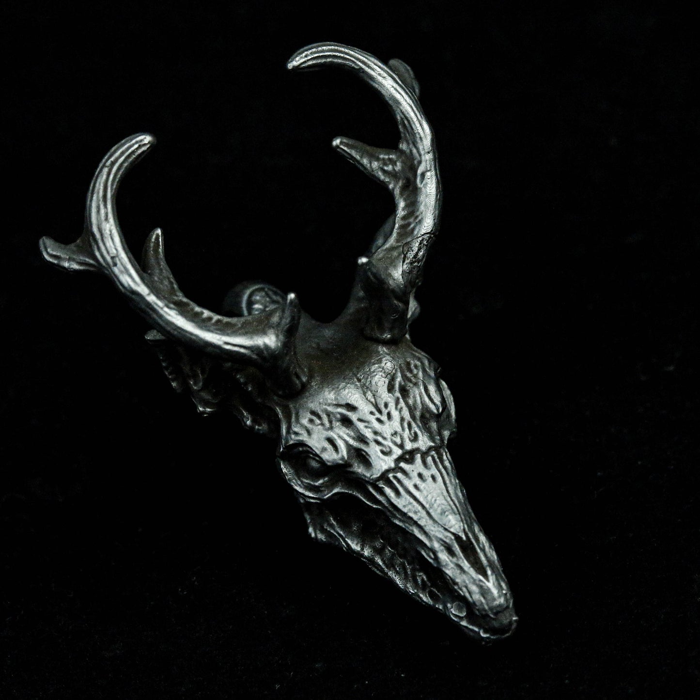 Deer Head Withered Bone 925 Sterling Silver Brass Dragon Head Skull Antler Pendant Animal Dragon Prime Minister Mascot