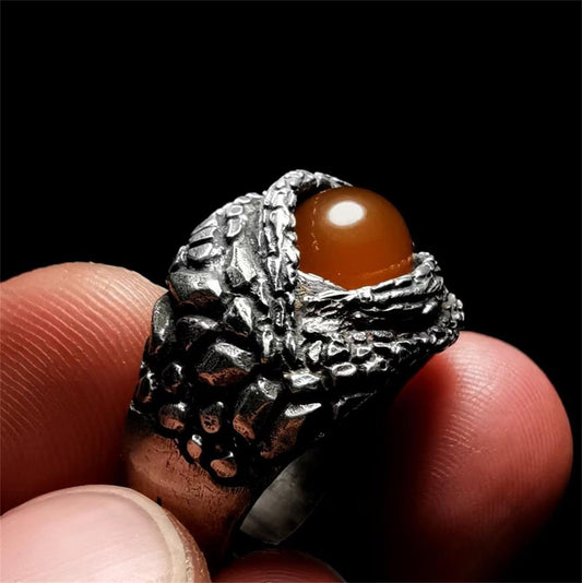 Devil eye 925 silver ring, Evil eye, Eye ring, Adjustable silver ring - SATANHORN