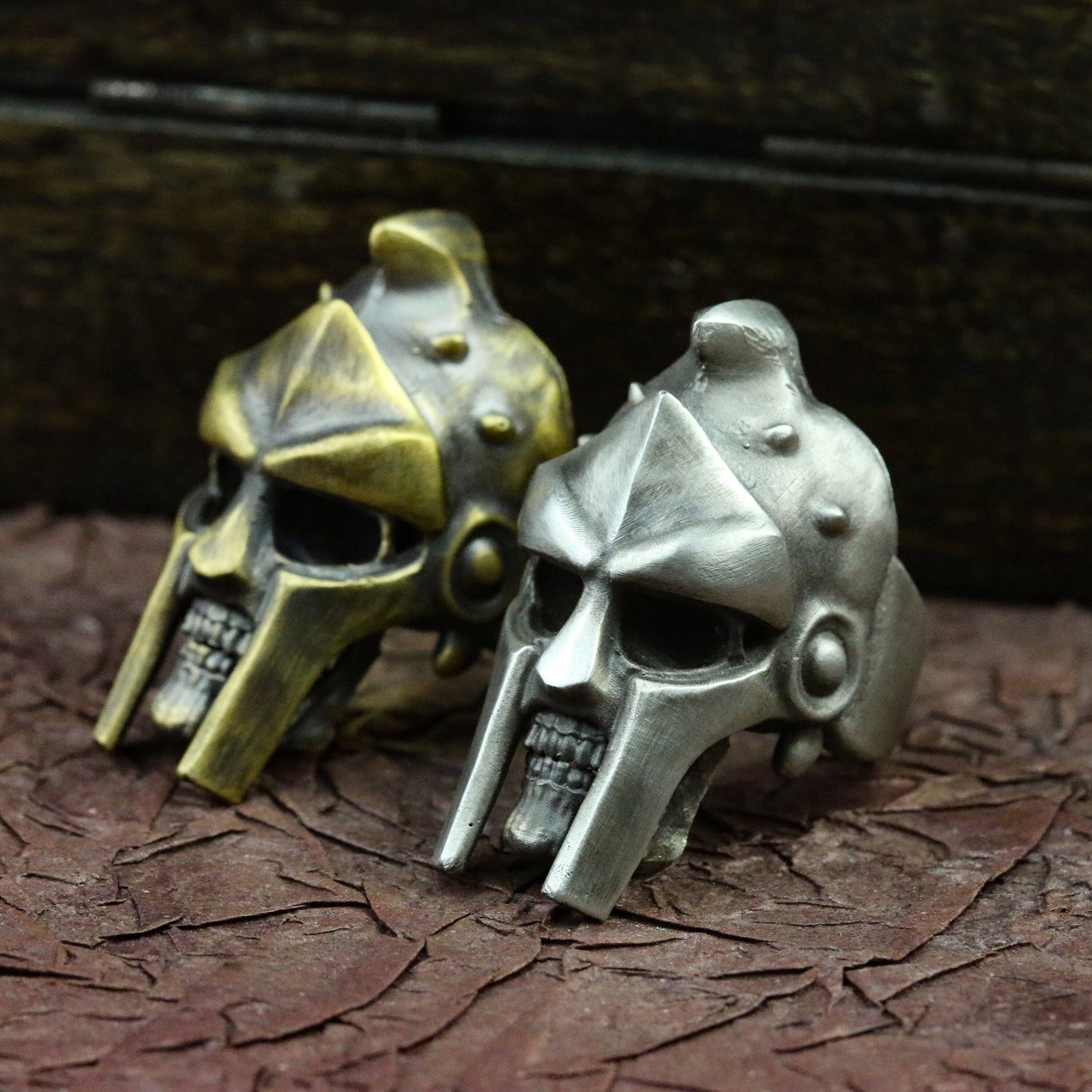 Skull Spartan 925 silver ring, ancient Greek warrior skull ring, handmade original skull helmet ring gift