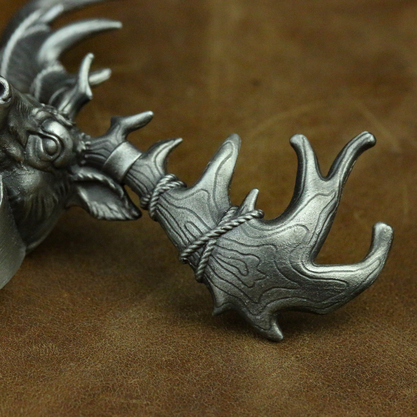 reindeer ring Elk 925 silver ring, Santa's Elk ring