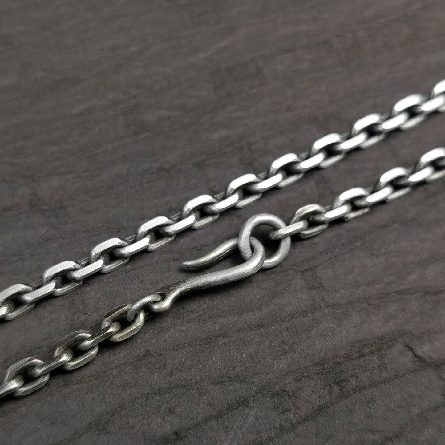 925 Sterling Silver Bull Skull Pendant Necklace, Bull Skull Necklace, Punk Rock Necklace, Gift for Him - Handmade