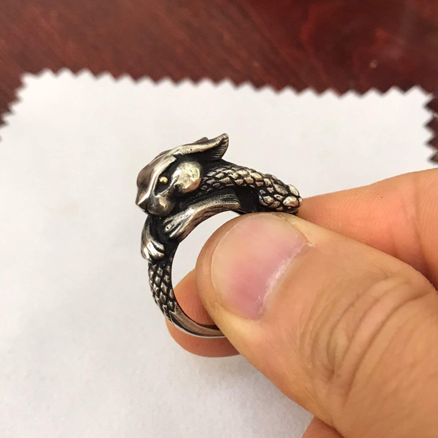 925silver Bunny Ring, Animal Jewelry, Animal Ring, Animal Lovers, Animal Gift, rabbit brass Jewelry