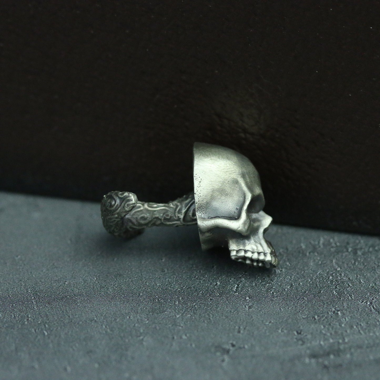 Skull cufflinks handmade in 925 silver, precious metal accessories, boyfriend gift, suit cufflinks, skull clothes accessories