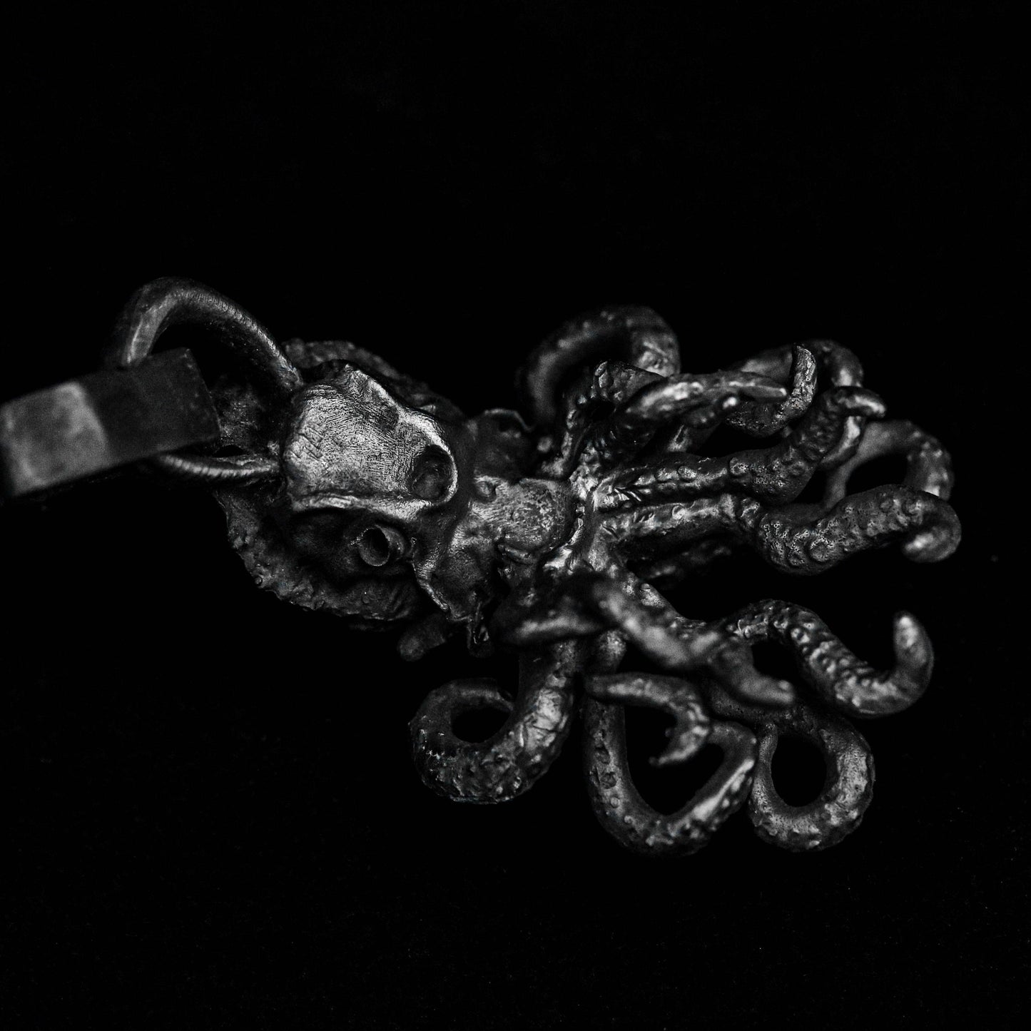 Cthulhu Pendant, Octopus Silver Necklace, Octopus Brass Necklace, Animal Silver Pendant, Transit Silver, Unique Pendant