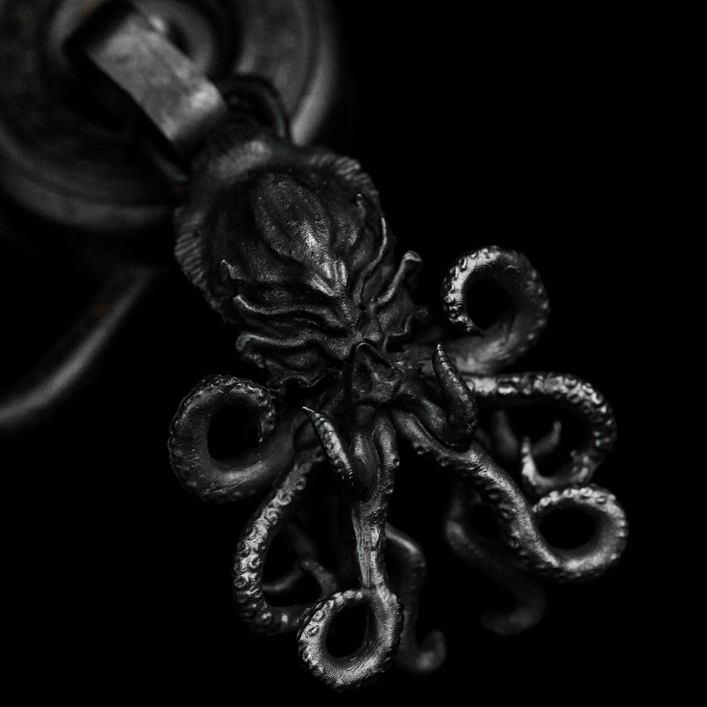 Cthulhu Pendant, Octopus Silver Necklace, Octopus Brass Necklace, Animal Silver Pendant, Transit Silver, Unique Pendant