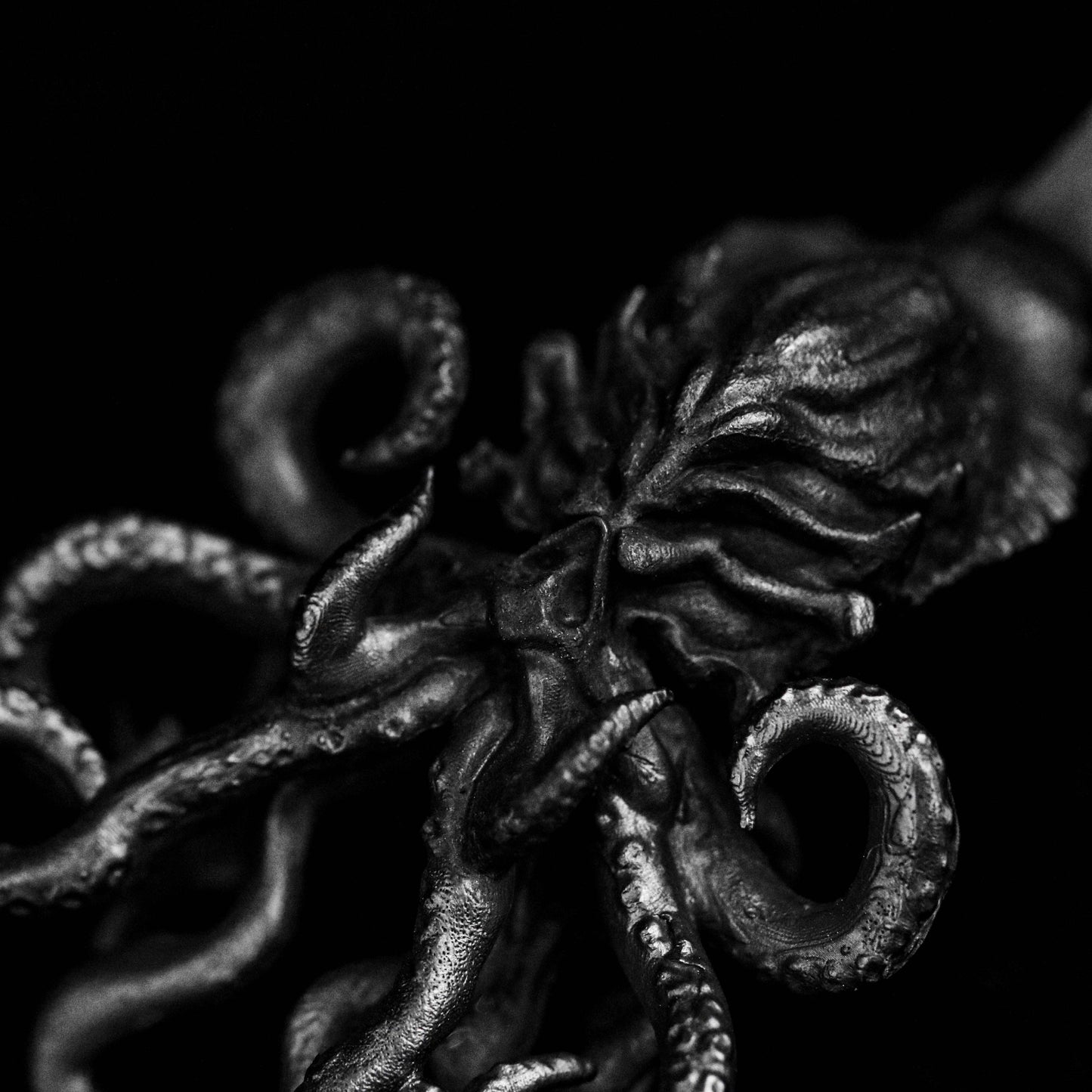 Cthulhu Pendant, Octopus Silver Necklace, Octopus Brass Necklace, Animal Silver Pendant, Transit Silver, Unique Pendant