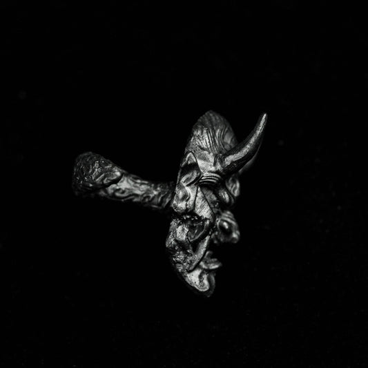 Prajna cufflinks ghost face old ghost pure handmade custom jewelry men's creative resurrection version original solid